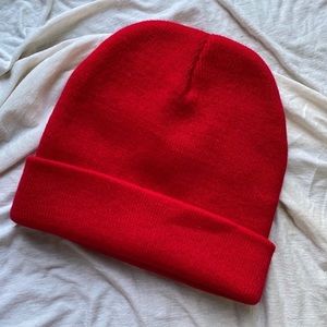 Red Urban Outfitters Beanie